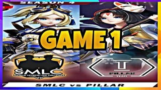 ⭐Onmyoji Arena⭐ BÁN KẾT FISC 2020 (Game 1): SMLC vs PILLAR - 1 Orochi giải quyết trận đấu @@!