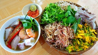Bún Mắm Miền Tây • Ngon Hết Sẩy Với Tô Bún Mắm Kèm Mâm Rau Miệt Vườn | MTQH