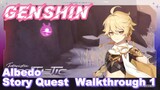 [Genshin  Walkthrough]  Albedo Story Quest  Walkthrough 1