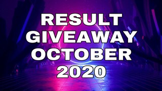 Result Giveaway October 2020 | Free Diamonds | Mobile Legends Bang Bang