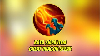 Yg terakhir enak banget buat kejar lawan 🤩🤩#greatdragonspear #itemgds #greatdragonspearmlbb #mlbb