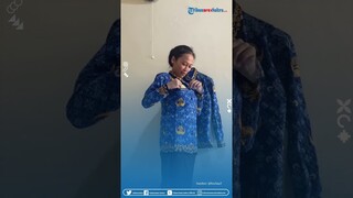 Tatapan Penuh Arti Ayah saat SaksikanAnaknya Pakai Seragam PNS, Akhirnya Berhasil Capai Cita-citanya