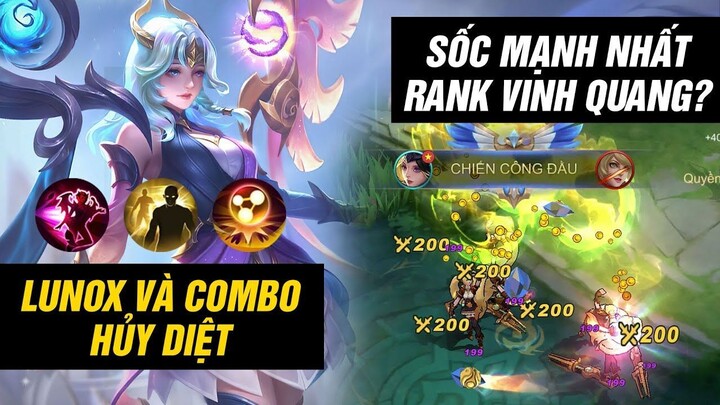 MLBB  ULTI  TỐC BIẾN  ULTI CỦA LUNOX COMBO SỐC DAMAGE MẠNH NHẤT RANK VINH QUANG  Tốp Mỡ