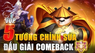 Liên Quân Top 5 Tướng Chỉnh Sửa lập tức Comback Đấu Giải Mùa Đông 2021 Mùa 19 TNG