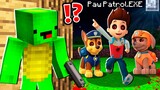 Why Creepy Paw Patrol ATTACK JJ and MIKEY at 3:00am? - in Minecraft Maizen