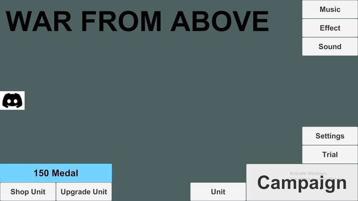 War From Above - Stage 1 Gameplay & Menu