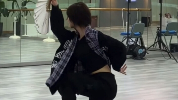 【Zhao Yue】cover《Taoyuanjing》rehearsal room clip丨Playing with cats was rejected 20200413 Zhao Yue SNH