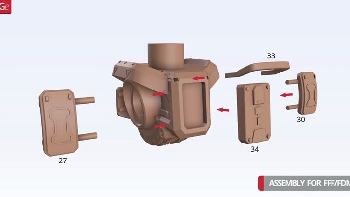 [3D printing model sharing] BT-7274 Titanfall (movable) three-in-one group to receive the blueprint