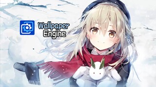 飘雪阻拦不了我对你的心意【Wallpaper Engine】冬之恋 Winter Romance 动态壁纸