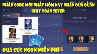 GiftCode Liên Quân | Nhập CODE Mới Nhất Hôm Nay Nhận Quân Huy,Skin Trang Phục Miễn Phí Toàn Sever