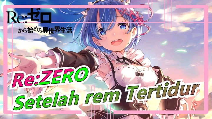 Re:ZERO|Siapa di antara kalian yang ingat hari ini hari apa setelah Rem tertidur?