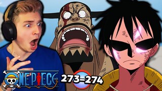 GEAR TWO LUFFY IS A GOD!! | One Piece Episode 273 - 274 REACTION