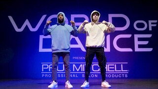 爆炸控制！狂派舞Slavik合作B-dash的WOD现场表演！World of Dance Las Vegas 2019