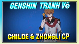 Childe & Zhongli CP [Genshin, Tranh Vẽ]