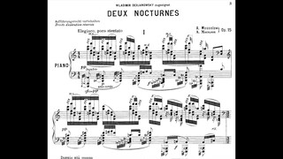 Aleksandr Mosolov - 2 Nocturnes Op. 15 (VIDEO REVIVAL)