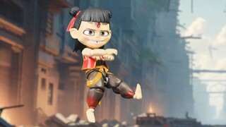 I'm so tired! A 1:1 replica of the movie! I'm so scared of Nezha: Thunder Rolling...
