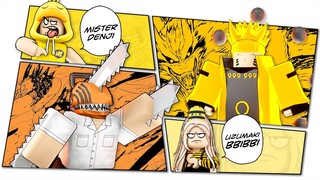 Mister Menjadi Chainsaw Man Melawan @haybbi Naruto!