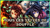 Les 14 styles de Souffle et leurs mouvements expliqués ! (Demon Slayer)