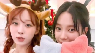 【柳智敏+金玟庭】圣诞节双人小鹿热舞！