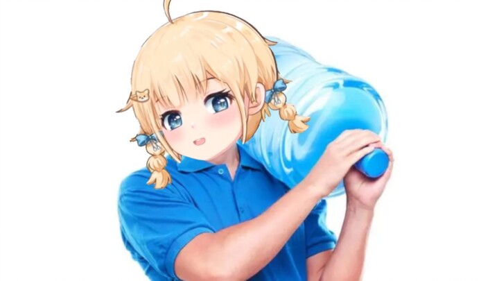 [Yan Ning ccccc] The super-strong bag moved the bottled water, scaring the big brother in the record