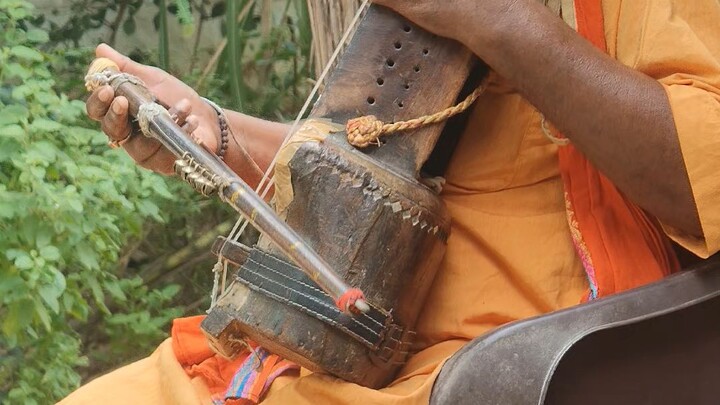 Local singer with Local instruments