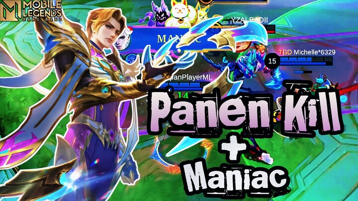 Aamon SNOWBALL Auto Panen Kill+Maniac 😎😎