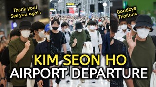 What a grand departure! Kim Seon ho is leaving thailand and going back to Korea | Grand send off