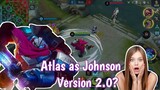 How to use Atlas as Johnson? | Atlas Longest blink in mobile legends