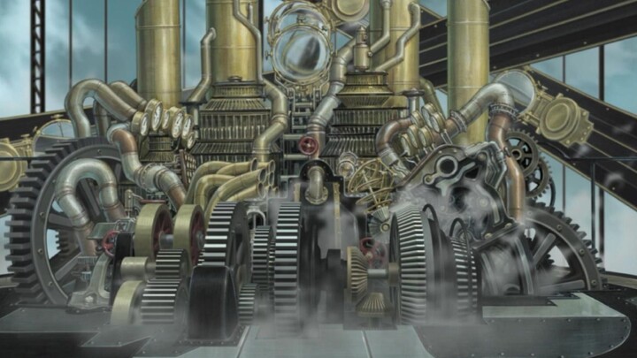 After 9 years of polishing and costing 2.4 billion, this is the most classic steampunk animation