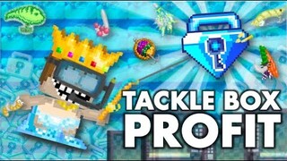 GETTING 80+ DLS PROFIT FROM TACKLE BOXES!! (COLLECTING PROFIT) | Growtopia