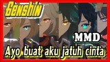 [Genshin, MMD] Venti, Aether, Xiao, ayo buat aku jatuh cinta