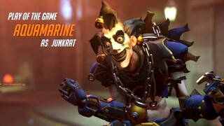 AQUAMARINE BEST JUNKRAT IN THE WORLD! POTG! [ OVERWATCH 2 GAMEPLAY ]