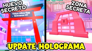 TODA la UPDATE HOLOGRAMA con ZONA SECRETA y NUEVAS MASCOTAS HUGE! 🌌 Roblox Pet SImulator X