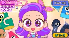 Rainbow Bubblegem Phonics Song (A to Z) Part 01