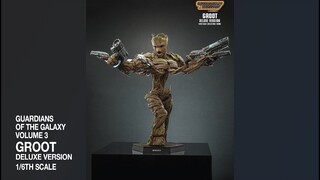 Guardians of the Galaxy Vol. 3 Groot Deluxe Version HotToys action figure reveal!