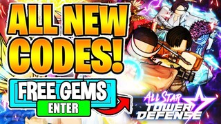 ALL 5 NEW SECRET CODES! All Star Tower Defense Roblox May 2021