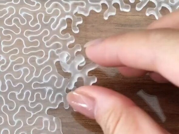 A transparent puzzle