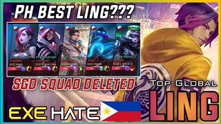 SGD Squad Deleted, Exe Hate Ling | Top Global Player