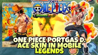 ONE PIECE PORTGAS D ACE SKIN IN MOBILE LEGENDS