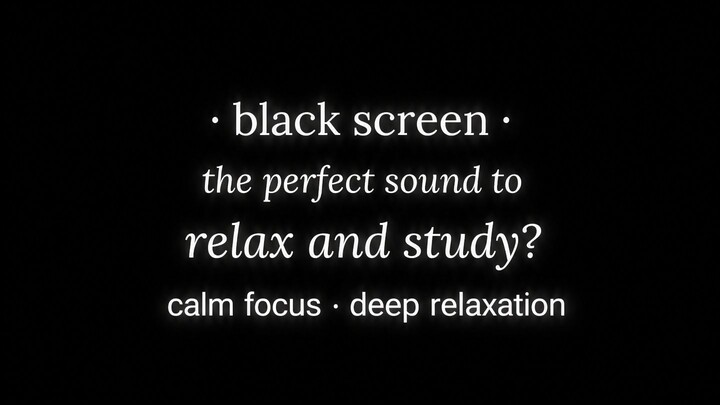 Is This the Perfect Sound to Relax and Study? Black Screen #shorts
