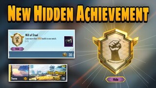 PUBG MOBILE 1.6 New Hidden Achievement | Will of Steel hidden mission