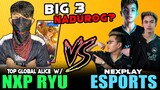 TOP GLOBAL ALICE DINUROG ANG NEXPLAY BIG 3? (RYU w/ Top Alice vs. NXP Esports) ~ Mobile Legends