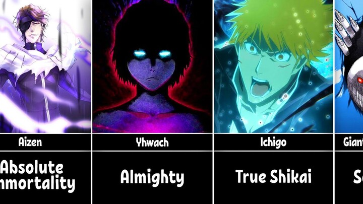 Top Strongest Bleach Characters | Thousand year blood war