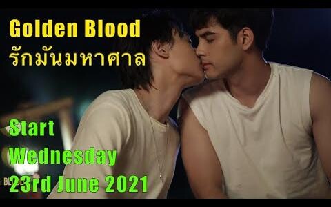 🏳️‍🌈 Thai BL Mini Series 👉 Golden Blood 📛 ข้อมูลการเปิดตัวและโปรโมชั่น 🤗