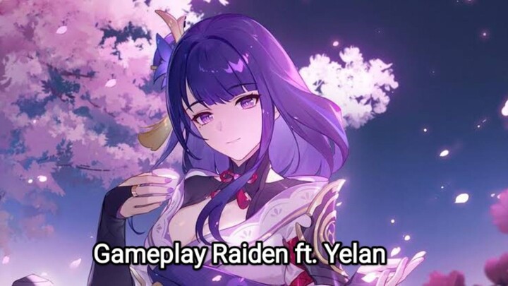 Gameplay Weekly Boss Raidenbft. Yelan