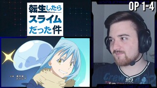 Slime With An Insane Power! | That Time I Got Reincarnated as a Slime | Opening 1-4 | Reaction