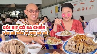 GỎI VỊT cổ lùn ngon "thần sầu" chấm nước mắm gừng TUYỆT HẢO làm sư phụ bà xã Color Man mê mẫn !