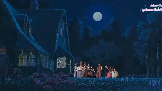 Kiki Delivery Service (1989) - ฉาก Kiki ขี่ไม้กวาดไปเมือง