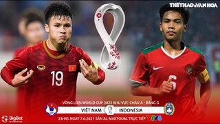 [VTV6 TRỰC TIẾP BÓNG ĐÁ] Việt Nam vs Indonesia. Soi kèo nhà cái. Vòng loại World Cup 2022 châu Á