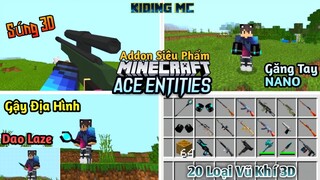 Cách Cài Addon Súng 3d Và Vũ Khí Công Nghệ Siêu Phẩm Giống Pc Cực Hay Trên Mcpe 1.16 | KIDING MC